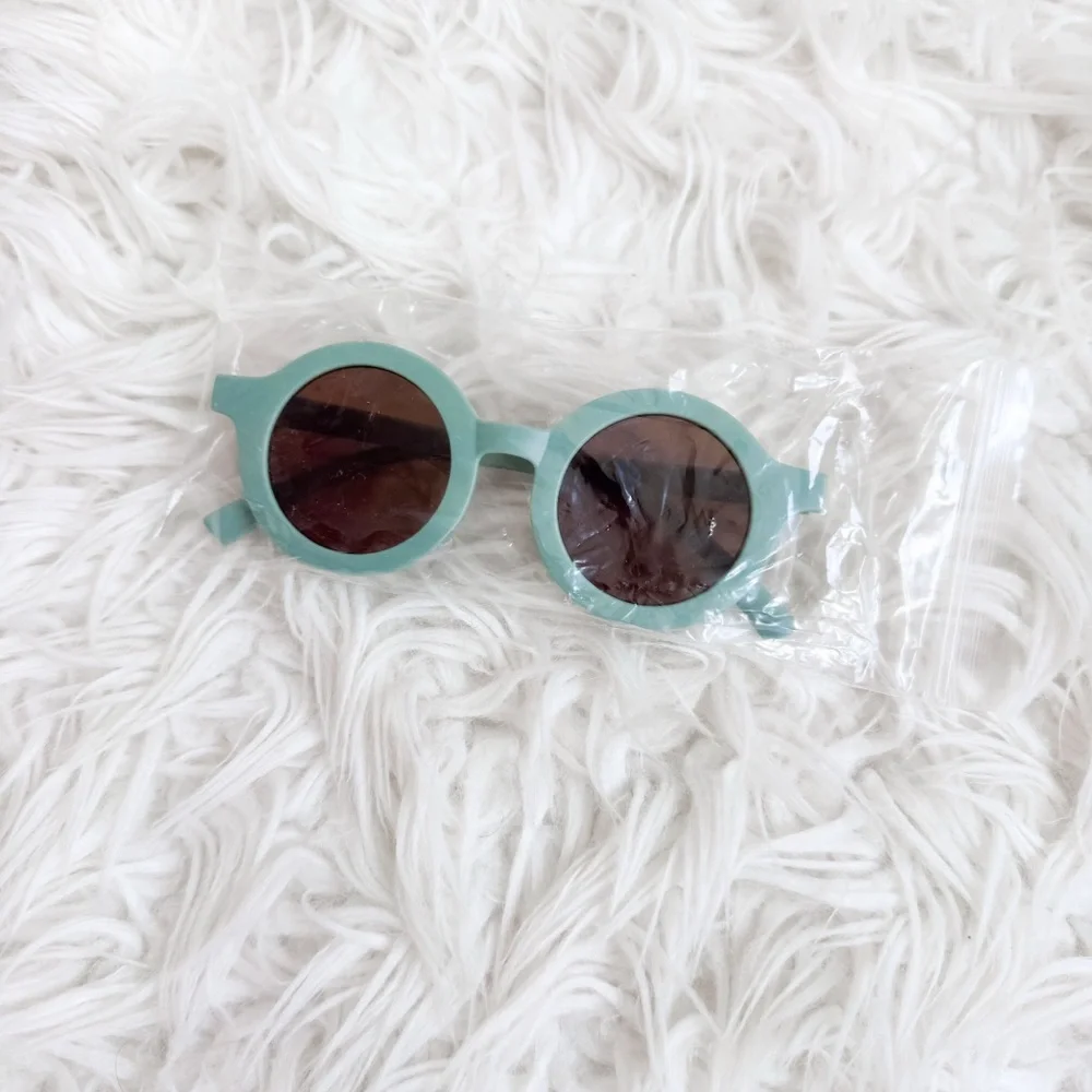 NWT Boutique | Baby/Toddler Green Round Sunglasses